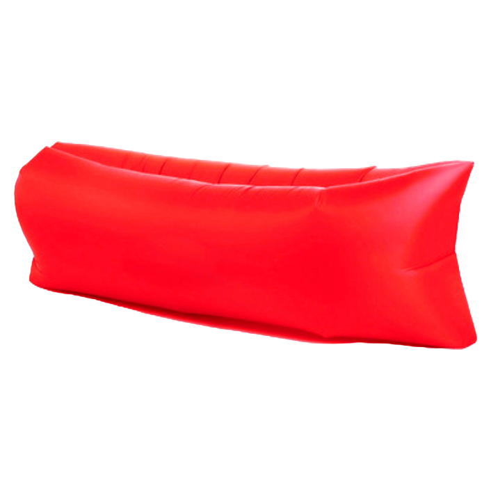 Outdoor Inflatable Lounger for One – Red Fabric