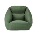 Outdoor Inflatable Lounger for One – Green Fabric