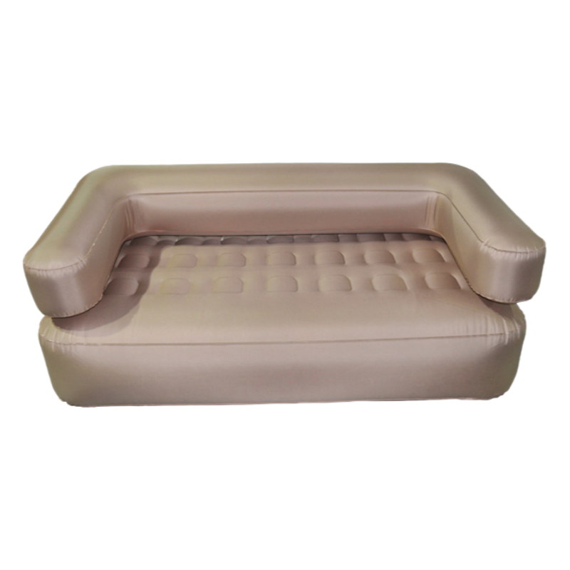 Automatic Inflatable Sofa for Two – Khaki TPU Fabric