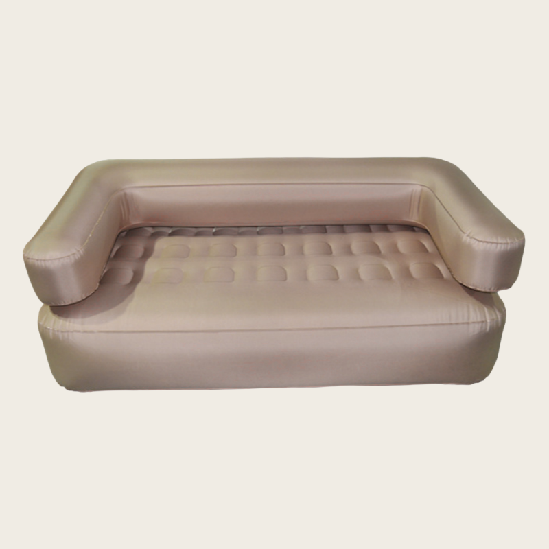 Automatic Inflatable Sofa for Two – Khaki TPU Fabric